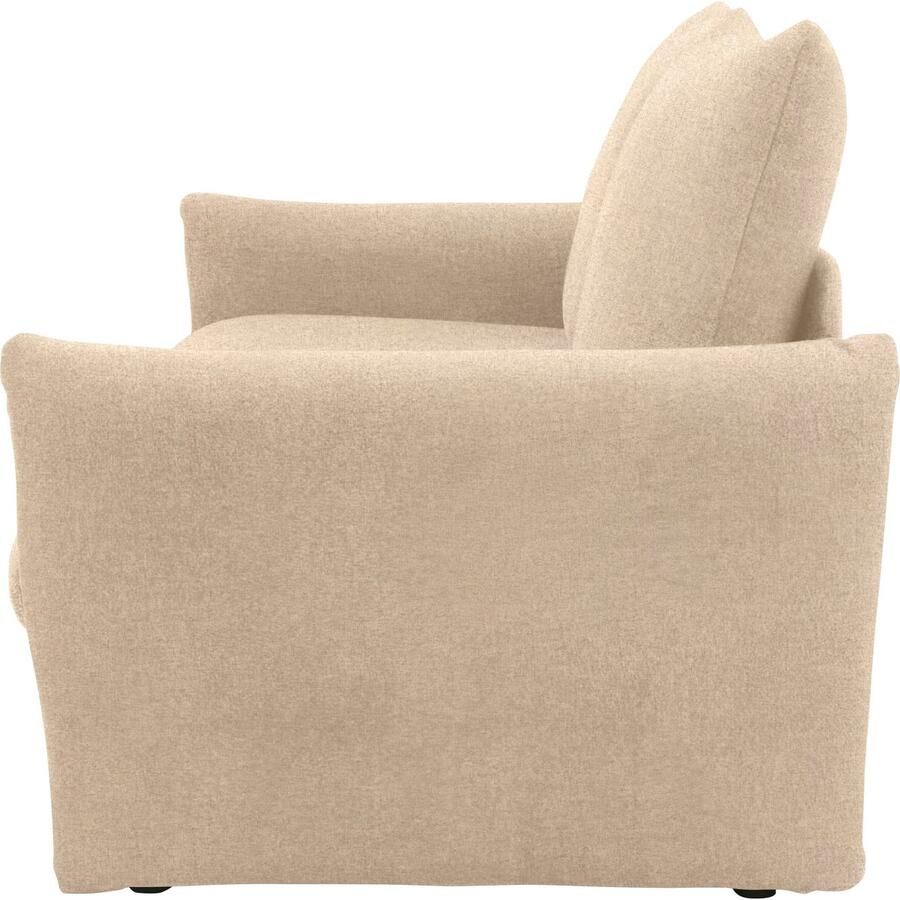 DOMO collection Slaapbank 700023 Slaapbank functie binnenvering 2-zits stabiel ligoppervlak Zitvlakken afzonderlijk uitklapbaar om te slapen relaxen en ontspannen - Foto 2