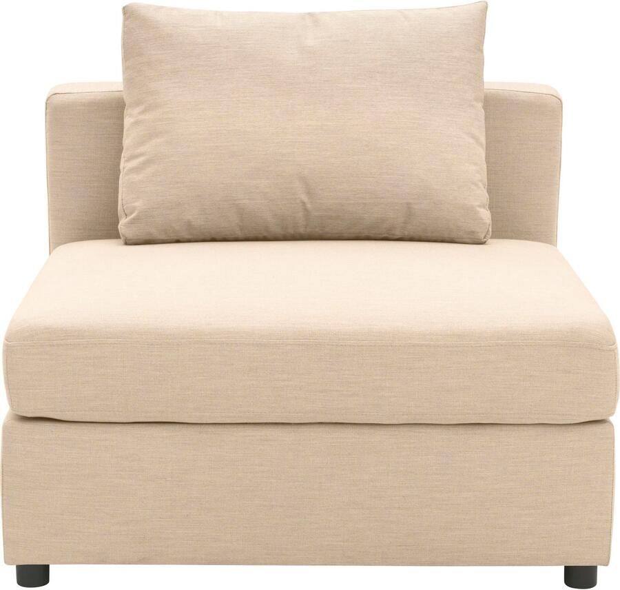 DOMO collection Sofaelement Solskin individueel uitbreidbaar combineerbaar met losse kussens. rug- en zijpanelen als steeksysteem.