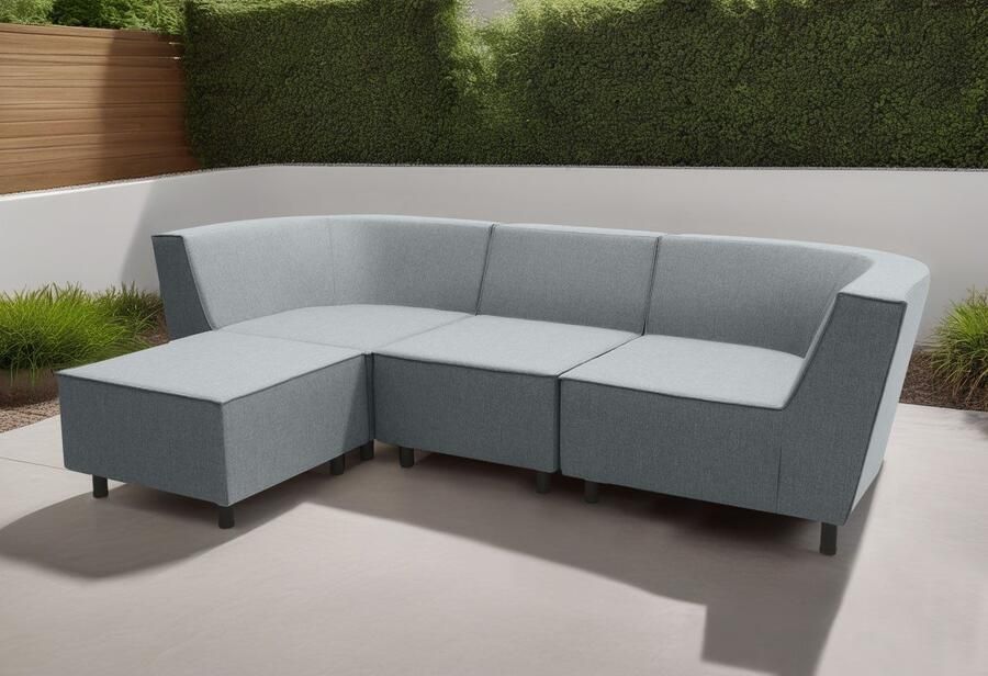 DOMO collection Sofaelement Sonna individueel samen te stellen Enkele elementen voor terras tuin en balkon speciaal voor buiten - Foto 4
