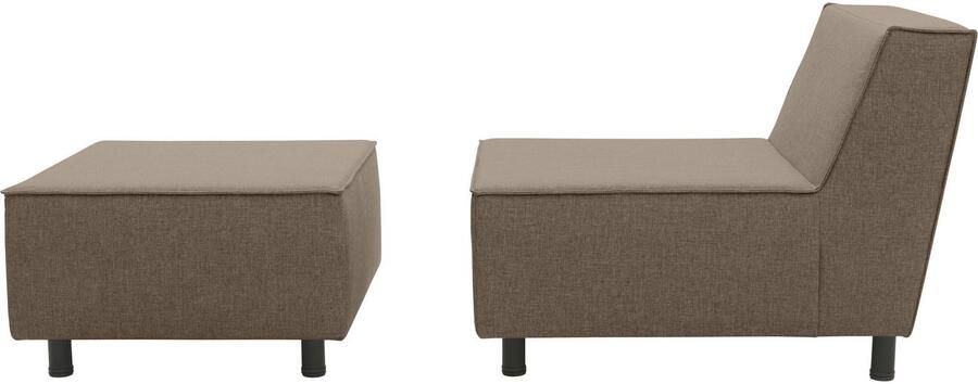 DOMO collection Sofaelement Sonna individueel samen te stellen Enkele elementen voor terras tuin en balkon speciaal voor buiten - Foto 3