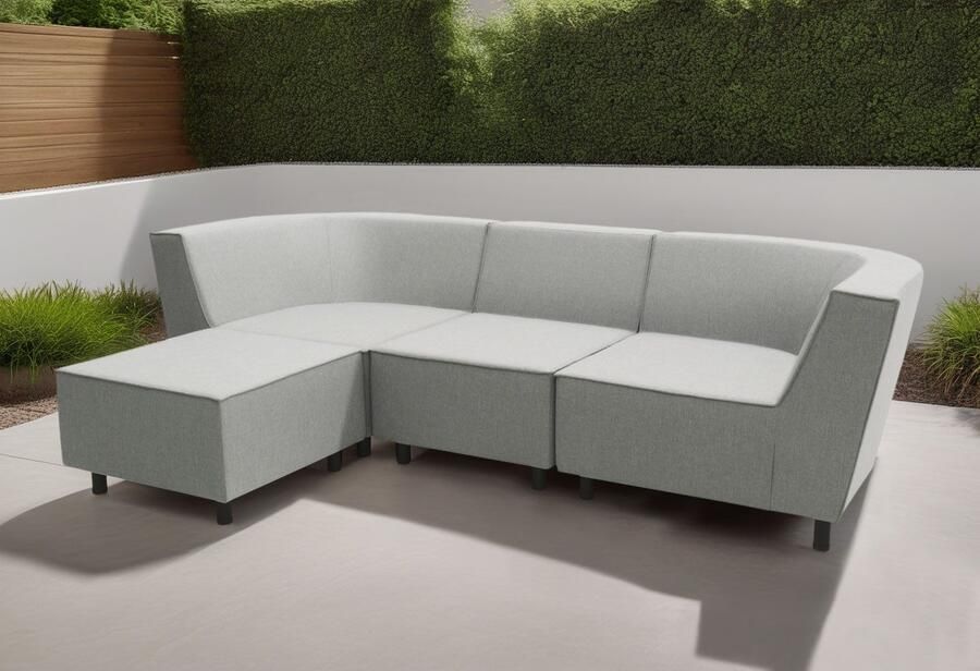DOMO collection Sofaelement Sonna individueel samen te stellen Enkele elementen voor terras tuin en balkon speciaal voor buiten - Foto 4