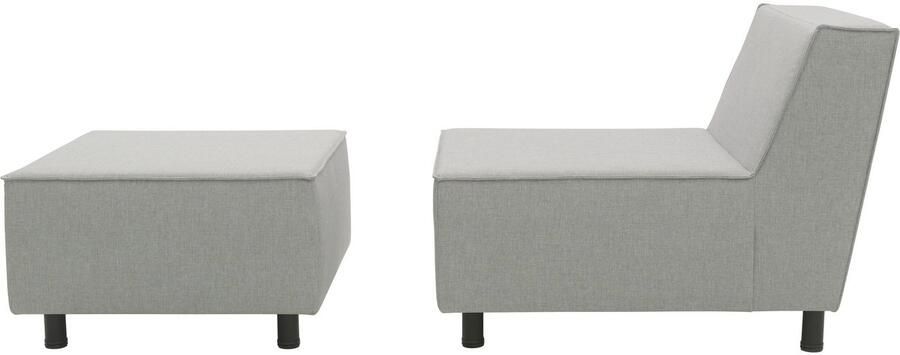 DOMO collection Sofaelement Sonna individueel samen te stellen Enkele elementen voor terras tuin en balkon speciaal voor buiten - Foto 3