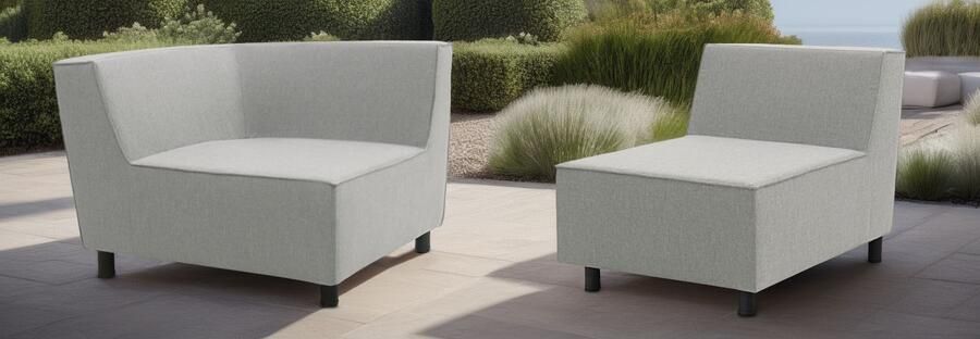 DOMO collection Sofaelement Sonna individueel samen te stellen Enkele elementen voor terras tuin en balkon speciaal voor buiten - Foto 5