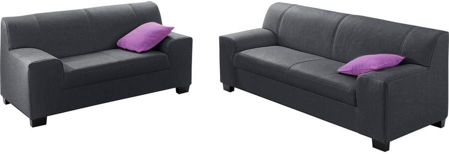 DOMO collection Zithoek Amando bestaand uit set van 2- en 3-zitsbank (voordeelset) - Foto 3