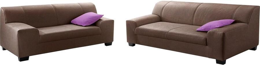 DOMO collection Zithoek Amando bestaand uit set van 2- en 3-zitsbank (voordeelset) - Foto 3