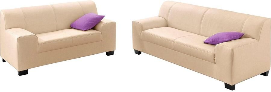 DOMO collection Zithoek Amando bestaand uit set van 2- en 3-zitsbank (voordeelset) - Foto 2