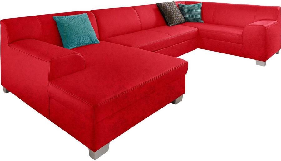 DOMO collection Zithoek Amando U-vorm naar keuze met bedfunctie stevig zitcomfort vrij in de ruimte te plaatsen - Foto 3