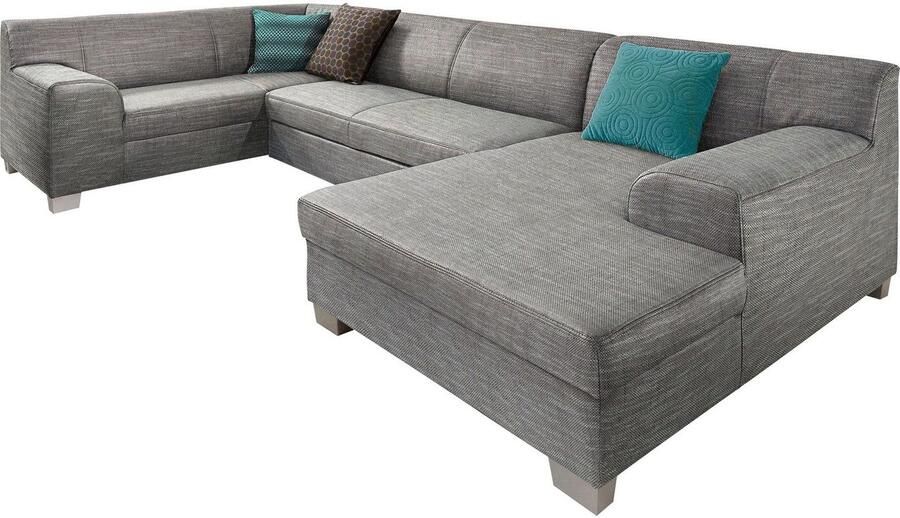 DOMO collection Zithoek Amando U-vorm naar keuze met bedfunctie stevig zitcomfort vrij in de ruimte te plaatsen - Foto 2