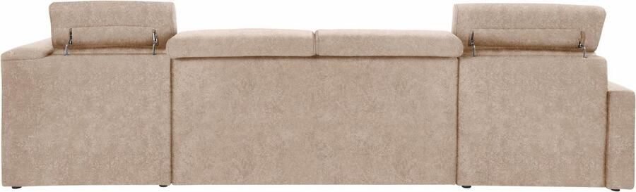 DOMO collection Zithoek Ava moderne zitstiksels met mooie dubbele naad comfortabel U-vorm - Foto 6