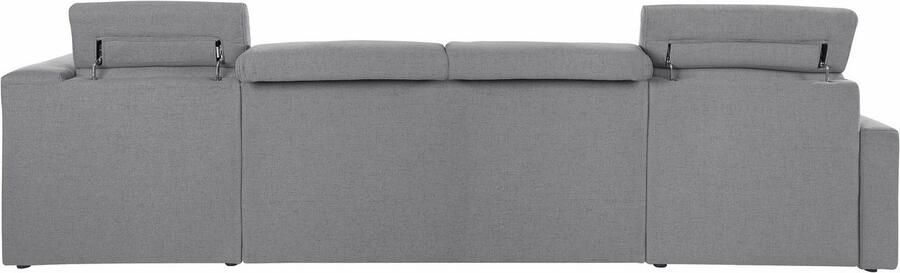 DOMO collection Zithoek Ava moderne zitstiksels met mooie dubbele naad comfortabel U-vorm - Foto 6