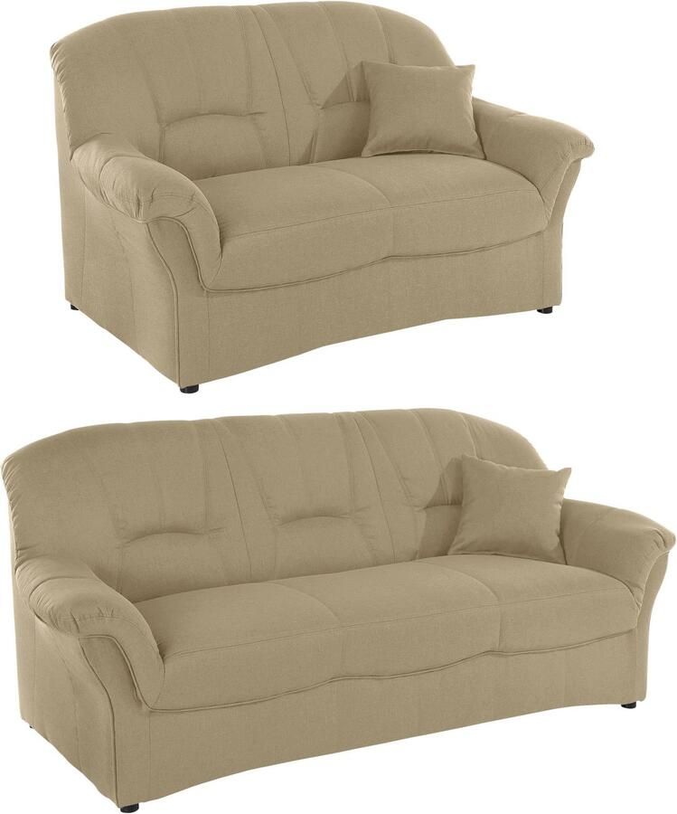 DOMO collection Zithoek Bahia tijdloos & elegant bank comfortabel (set 2-delig 2-delig) - Foto 3