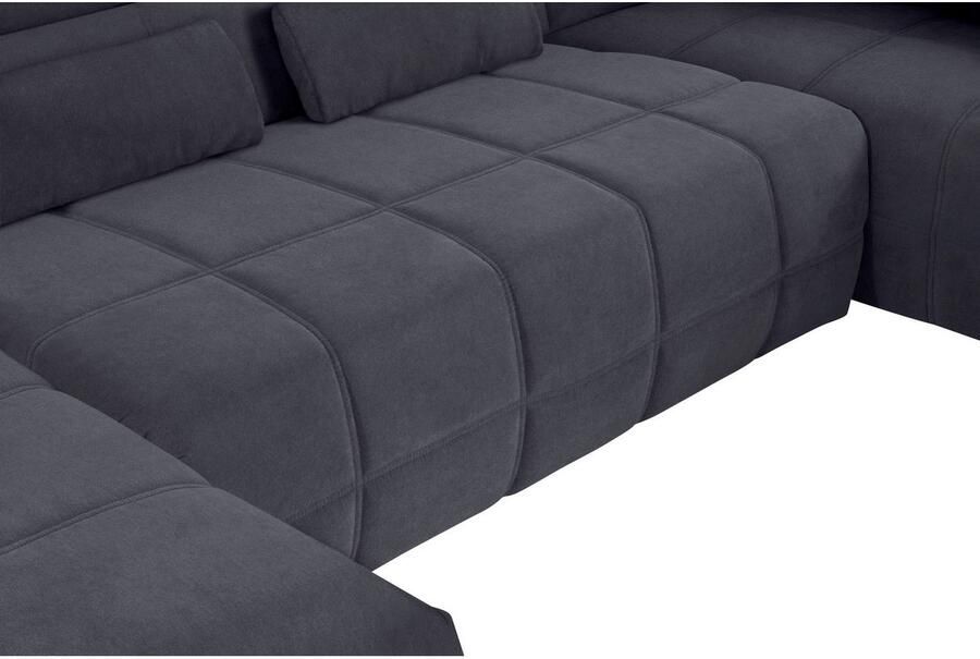 DOMO collection Zithoek Brandon keuze met zitdiepteverstelling inclusief lendensteun met hoofdsteunverstelling optionele zitdiepteverstelling u-vorm - Foto 2