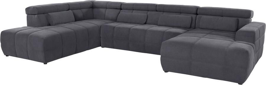 DOMO collection Zithoek Brandon keuze met zitdiepteverstelling inclusief lendensteun met hoofdsteunverstelling optionele zitdiepteverstelling u-vorm - Foto 4