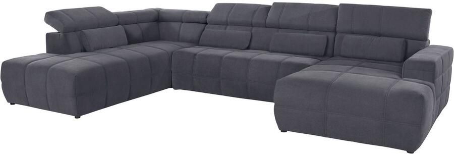 DOMO collection Zithoek Brandon keuze met zitdiepteverstelling inclusief lendensteun met hoofdsteunverstelling optionele zitdiepteverstelling u-vorm - Foto 3