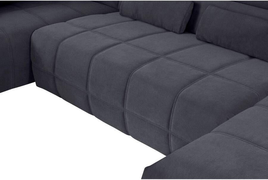 DOMO collection Zithoek Brandon keuze met zitdiepteverstelling inclusief lendensteun met hoofdsteunverstelling optionele zitdiepteverstelling u-vorm - Foto 2