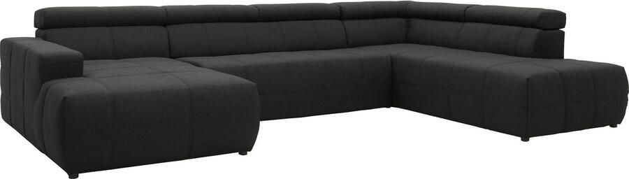 DOMO collection Zithoek Brandon keuze met zitdiepteverstelling inclusief lendensteun met hoofdsteunverstelling optionele zitdiepteverstelling u-vorm - Foto 4