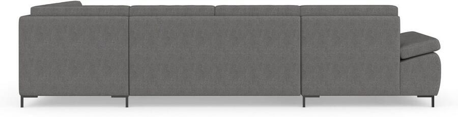 DOMO collection Zithoek Capelo comfortabel duidelijke lijnen kenmerken dit ontwerp U-Vorm met verstelbare armleuningen naar keuze met slaapfunctie binnenvering - Foto 13