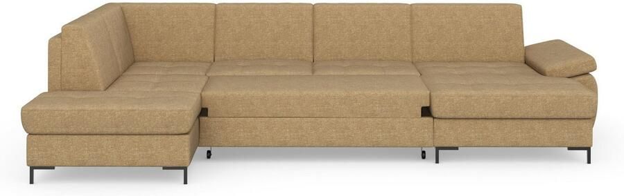 DOMO collection Zithoek Capelo comfortabel duidelijke lijnen kenmerken dit ontwerp U-Vorm met verstelbare armleuningen naar keuze met slaapfunctie binnenvering - Foto 20