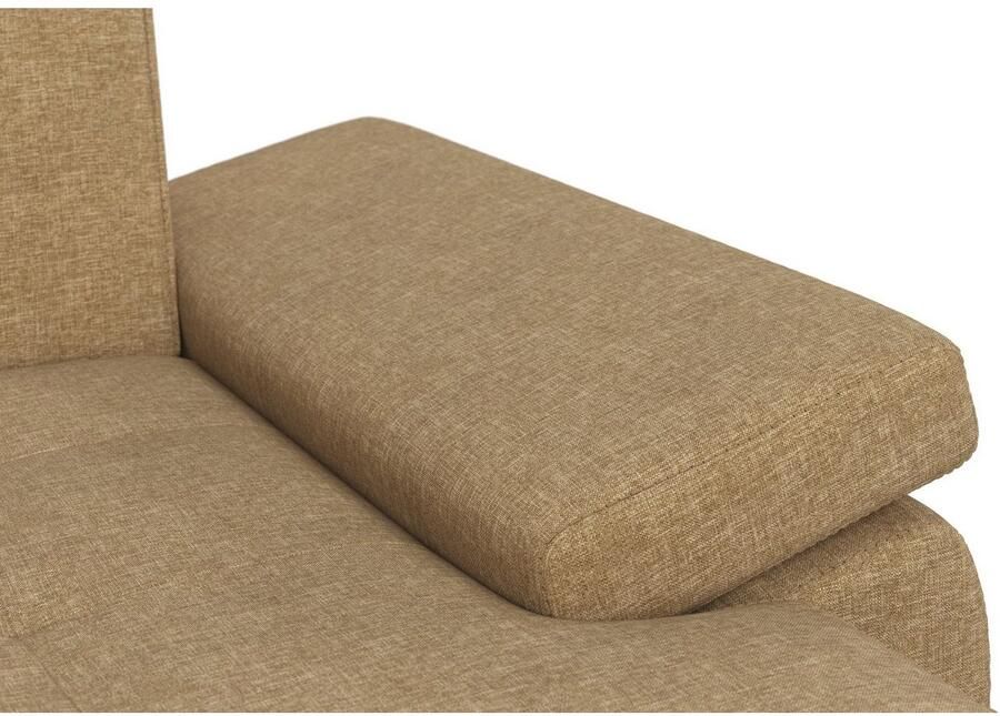 DOMO collection Zithoek Capelo comfortabel duidelijke lijnen kenmerken dit ontwerp U-Vorm met verstelbare armleuningen naar keuze met slaapfunctie binnenvering - Foto 3