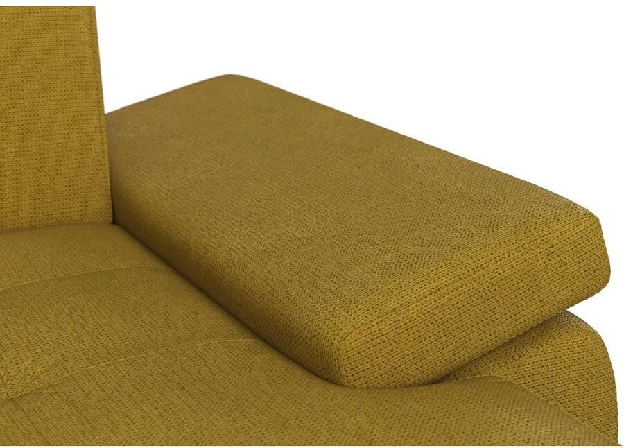 DOMO collection Zithoek Capelo comfortabel duidelijke lijnen kenmerken dit ontwerp U-Vorm met verstelbare armleuningen naar keuze met slaapfunctie binnenvering - Foto 3