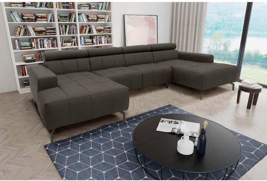 DOMO collection Zithoek Cunelli mooie zitnaden als designelement stevige zitcomfort U-vorm - Foto 2