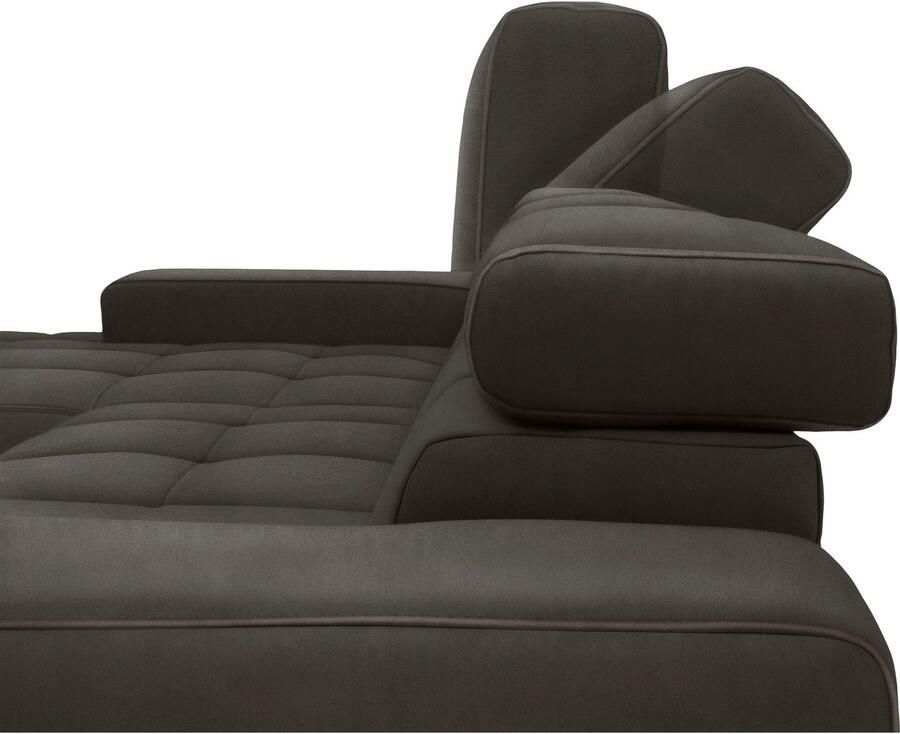 DOMO collection Zithoek Cunelli mooie zitnaden als designelement stevige zitcomfort U-vorm - Foto 2