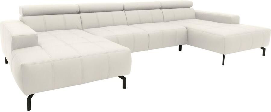 DOMO collection Zithoek Cunelli mooie zitnaden als designelement stevige zitcomfort U-vorm - Foto 3