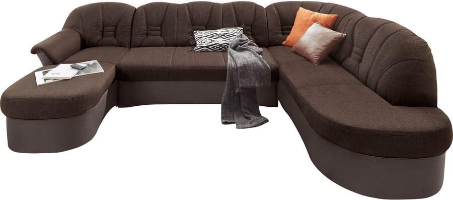 DOMO collection Zithoek Elva tijdloze vormentaal elegante rugstikking U-Vorm