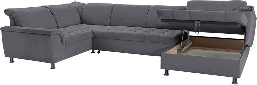 DOMO collection Zithoek Franzi optioneel met bedfunctie bedkast & hoofdsteunverstelling