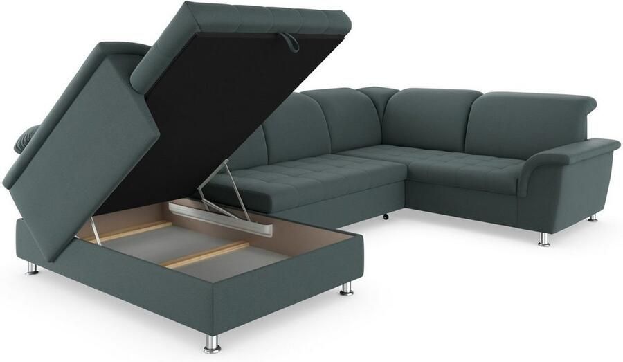 DOMO collection Zithoek Franzi optioneel met bedfunctie bedkast & hoofdsteunverstelling - Foto 5