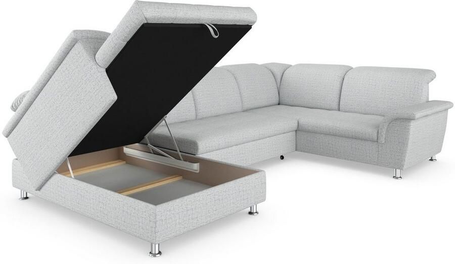 DOMO collection Zithoek Franzi optioneel met bedfunctie bedkast & hoofdsteunverstelling - Foto 5