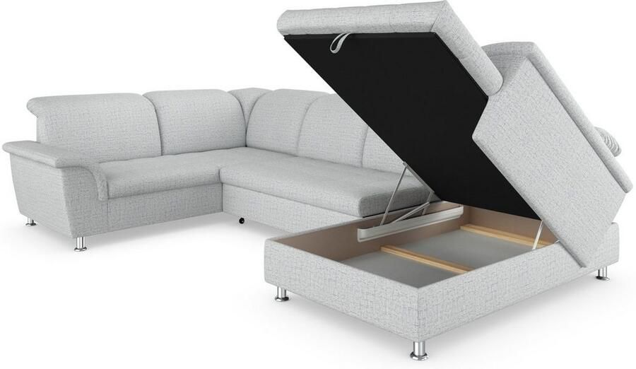 DOMO collection Zithoek Franzi optioneel met bedfunctie bedkast & hoofdsteunverstelling - Foto 5