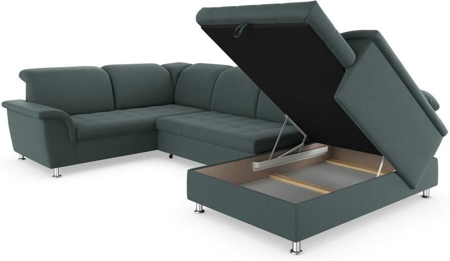 DOMO collection Zithoek Franzi optioneel met bedfunctie bedkast & hoofdsteunverstelling - Foto 5