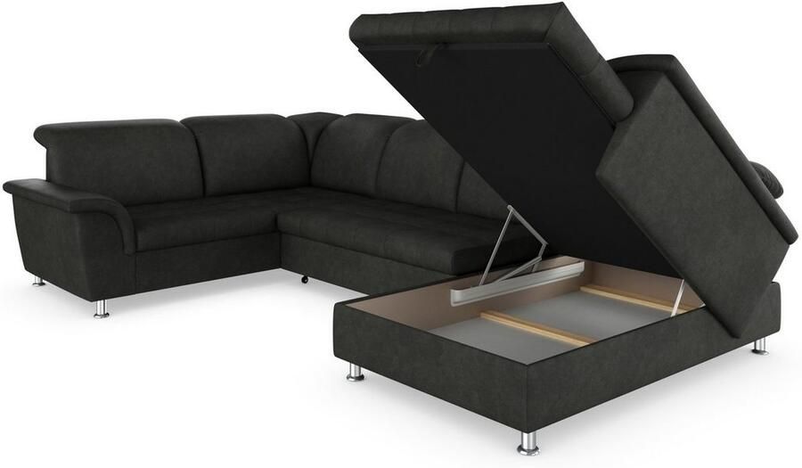 DOMO collection Zithoek Franzi optioneel met bedfunctie bedkast & hoofdsteunverstelling - Foto 3