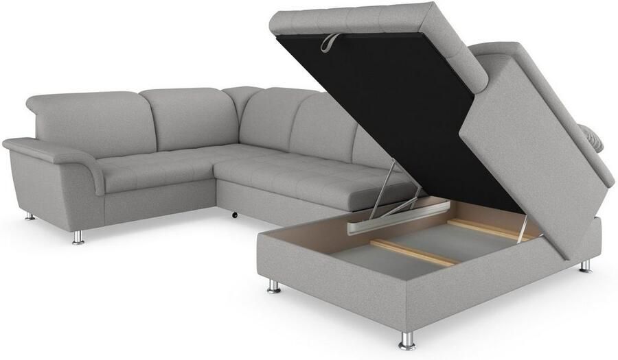 DOMO collection Zithoek Franzi optioneel met bedfunctie bedkast & hoofdsteunverstelling - Foto 5