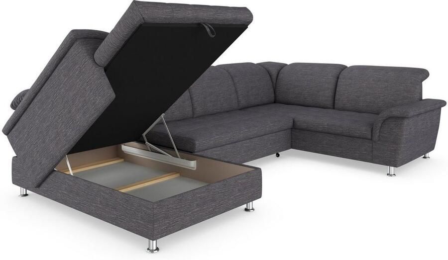 DOMO collection Zithoek Franzi optioneel met bedfunctie bedkast & hoofdsteunverstelling - Foto 6