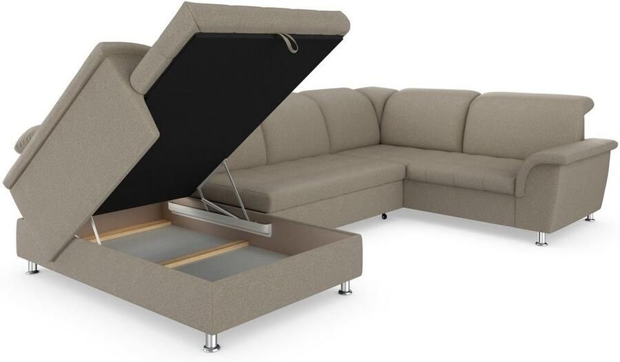DOMO collection Zithoek Franzi optioneel met bedfunctie bedkast & hoofdsteunverstelling - Foto 5