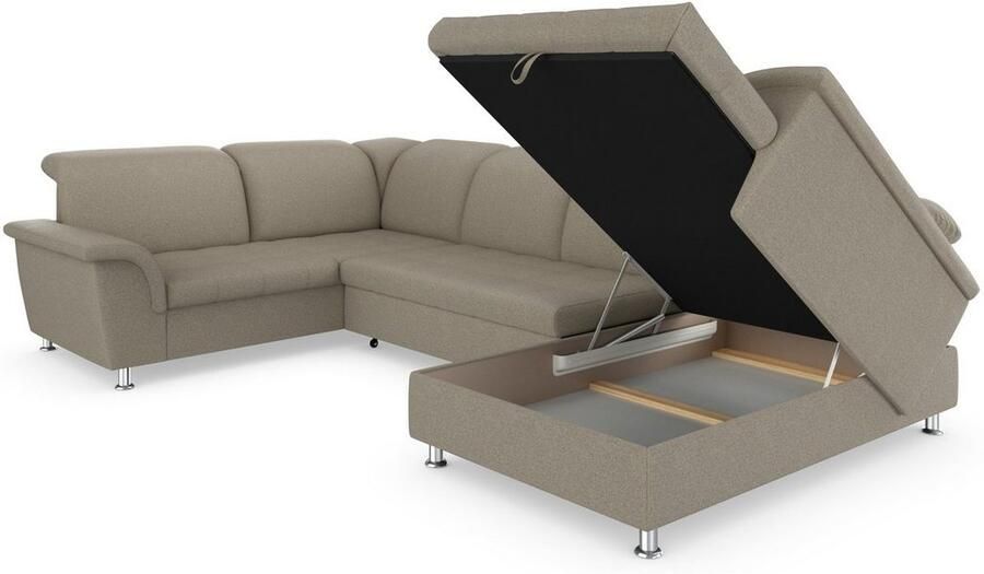 DOMO collection Zithoek Franzi optioneel met bedfunctie bedkast & hoofdsteunverstelling - Foto 5