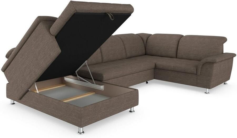 DOMO collection Zithoek Franzi optioneel met bedfunctie bedkast & hoofdsteunverstelling - Foto 6