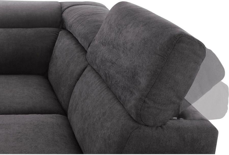 DOMO collection Zithoek Mira inclusief hoofdeinde-verstelling voor meer comfort U-vorm - Foto 2
