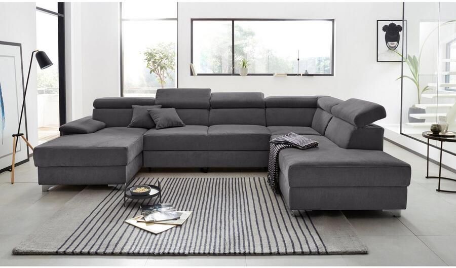 DOMO collection Zithoek Mira inclusief hoofdeinde-verstelling voor meer comfort U-vorm - Foto 3
