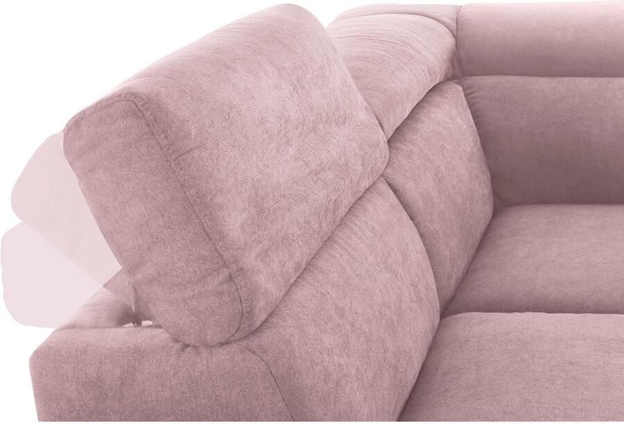 DOMO collection Zithoek Mira inclusief hoofdeinde-verstelling voor meer comfort U-vorm - Foto 2
