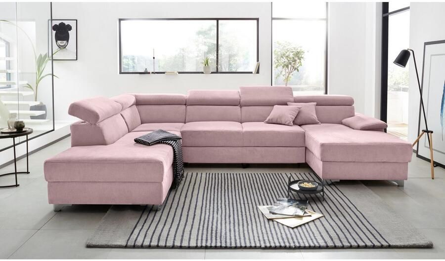 DOMO collection Zithoek Mira inclusief hoofdeinde-verstelling voor meer comfort U-vorm - Foto 3