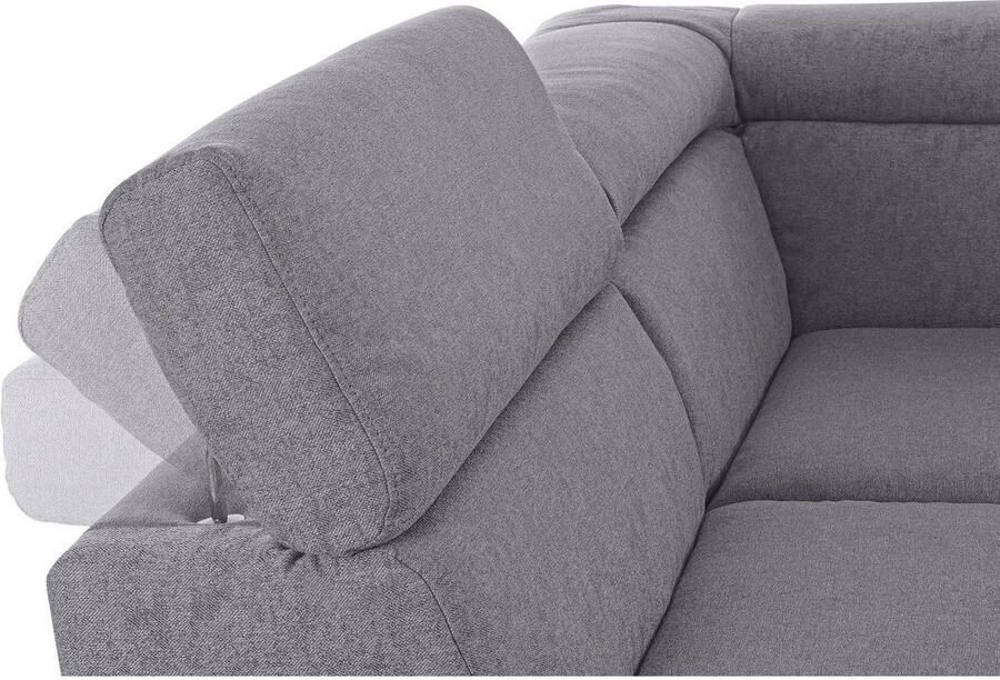 DOMO collection Zithoek Mira inclusief hoofdeinde-verstelling voor meer comfort U-vorm - Foto 2