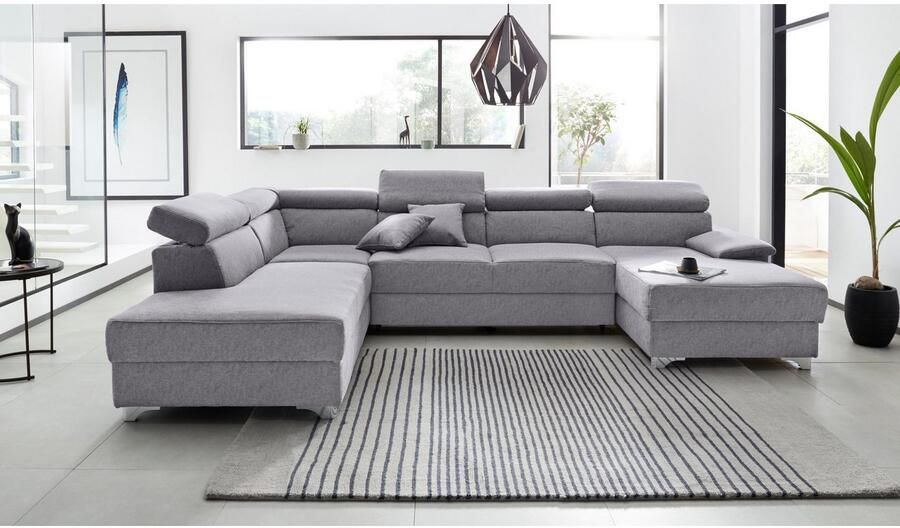 DOMO collection Zithoek Mira inclusief hoofdeinde-verstelling voor meer comfort U-vorm - Foto 3