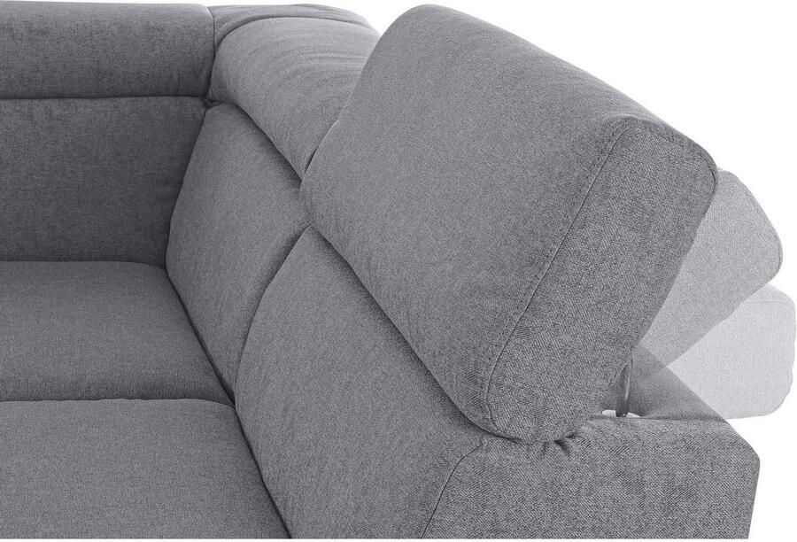 DOMO collection Zithoek Mira inclusief hoofdeinde-verstelling voor meer comfort U-vorm - Foto 2