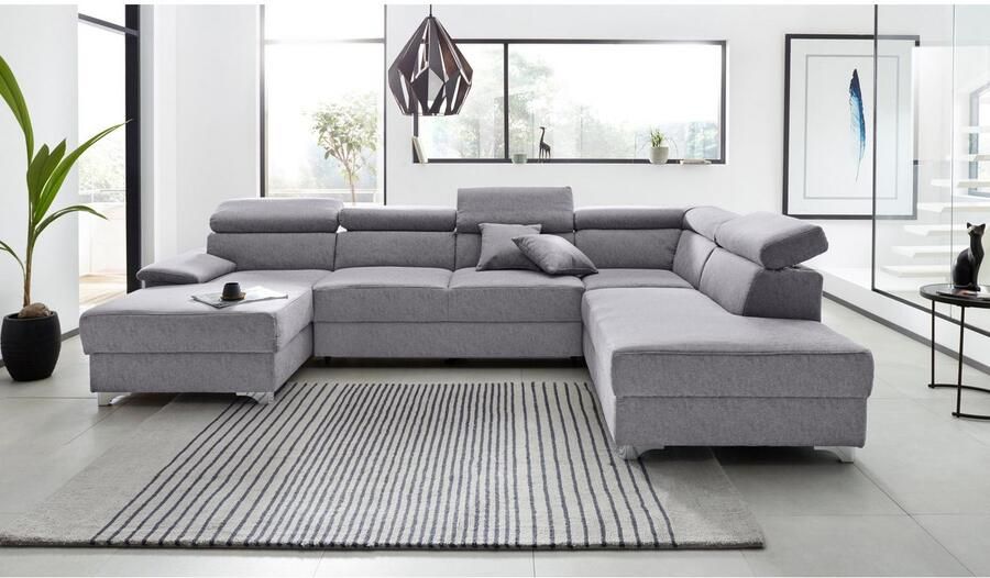 DOMO collection Zithoek Mira inclusief hoofdeinde-verstelling voor meer comfort U-vorm - Foto 3