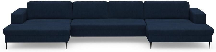 DOMO collection Zithoek Modica U-vorm XXL in een moderne look met 2 royale récamiers ook in cord - Foto 6