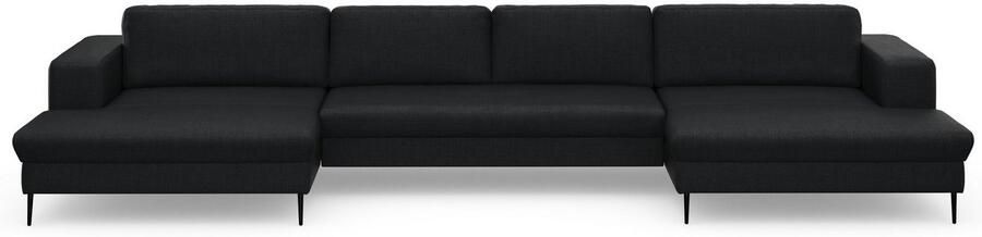 DOMO collection Zithoek Modica U-vorm actueel kubistisch design met 2 chaise longues veel ruimte - Foto 5