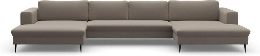 DOMO collection Zithoek Modica U-vorm actueel kubistisch design met 2 chaise longues veel ruimte - Foto 6